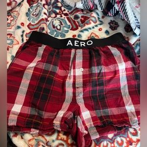 aeropostale women’s plaid boxers !